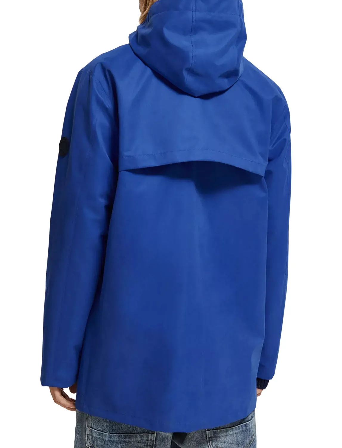 Technical Raincoat in Boat Blue