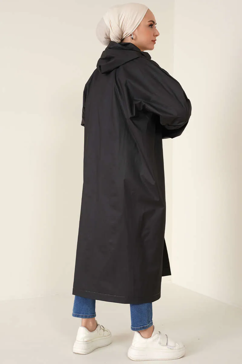 Waterproof Raincoat - Black