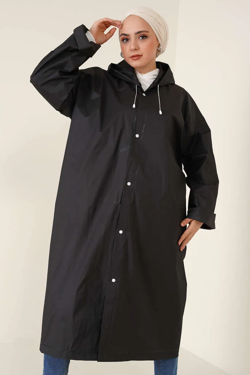 Waterproof Raincoat - Black