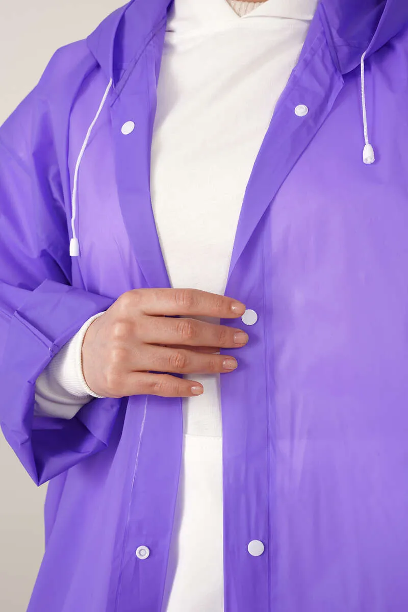 Waterproof Raincoat - Purple