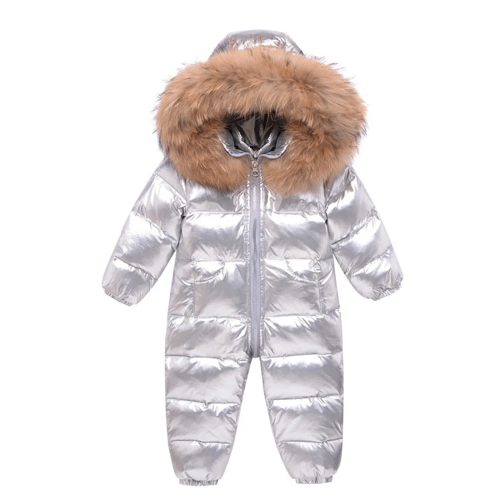 Winter Waterproof Baby Snowsuit