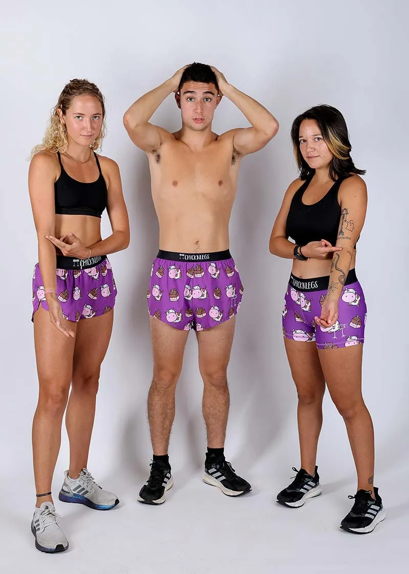 Women's Choccy Cows 3" Race Compression Shorts