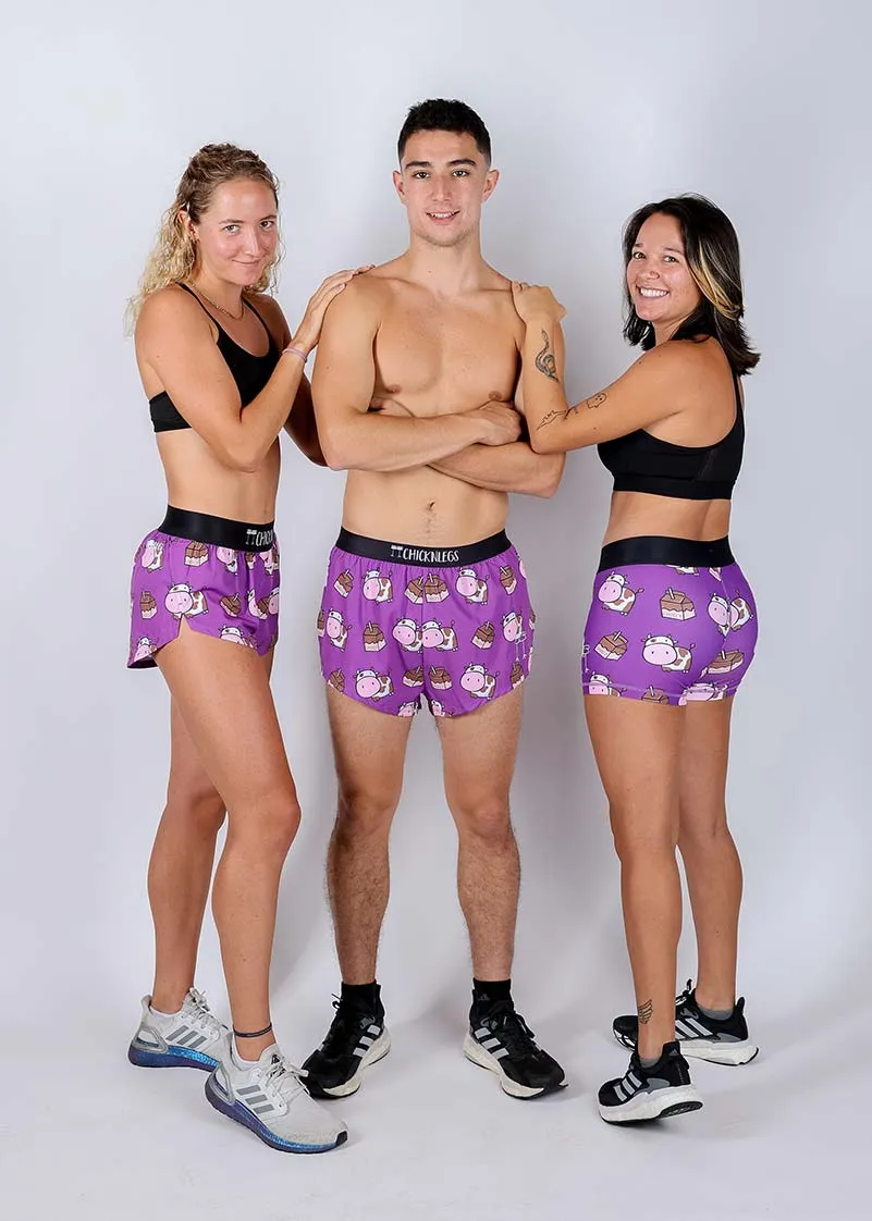 Women's Choccy Cows 3" Race Compression Shorts