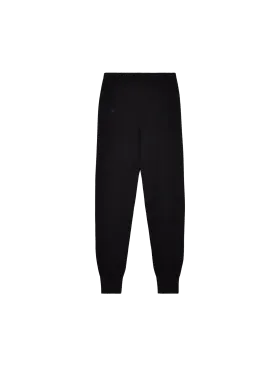 Womens DNA Regenerative Merino Wool Track Pants—black