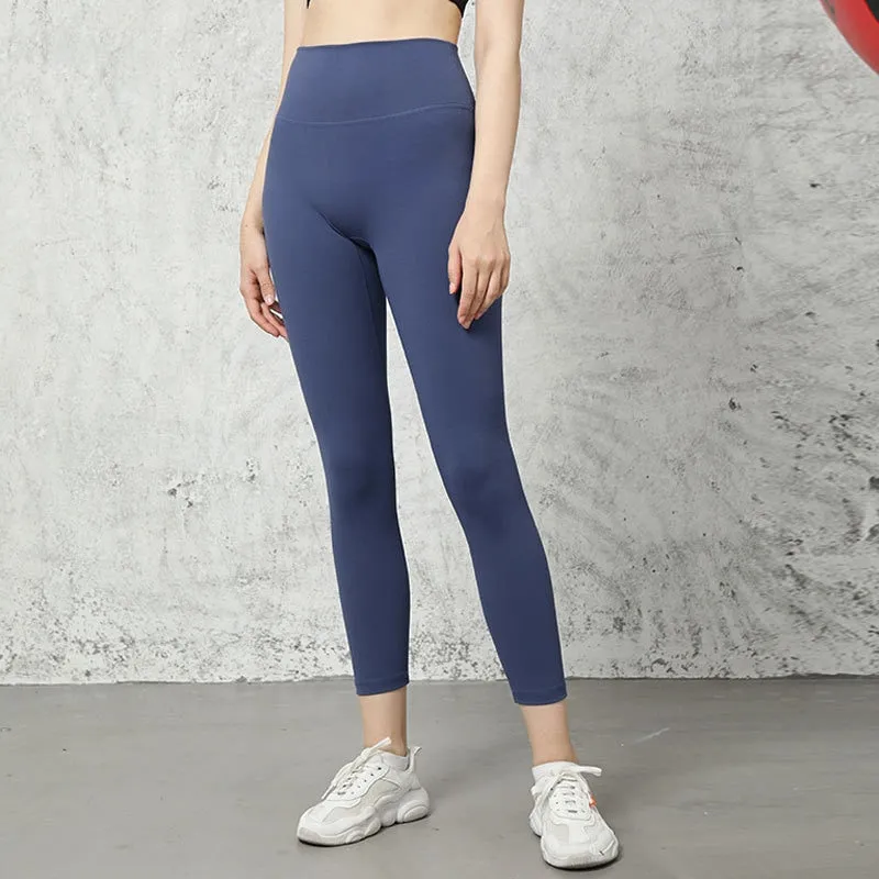 Women's High Waisted Copper Compression Yoga Pants