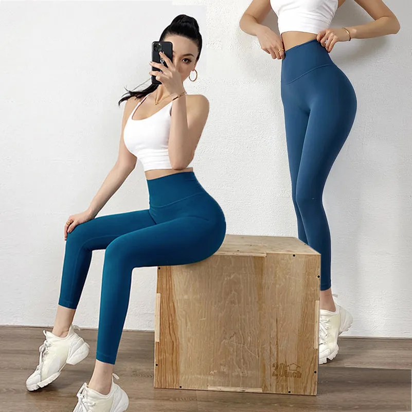 Women's High Waisted Copper Compression Yoga Pants