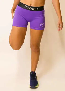 Women's Purple 3" Race Compression Shorts