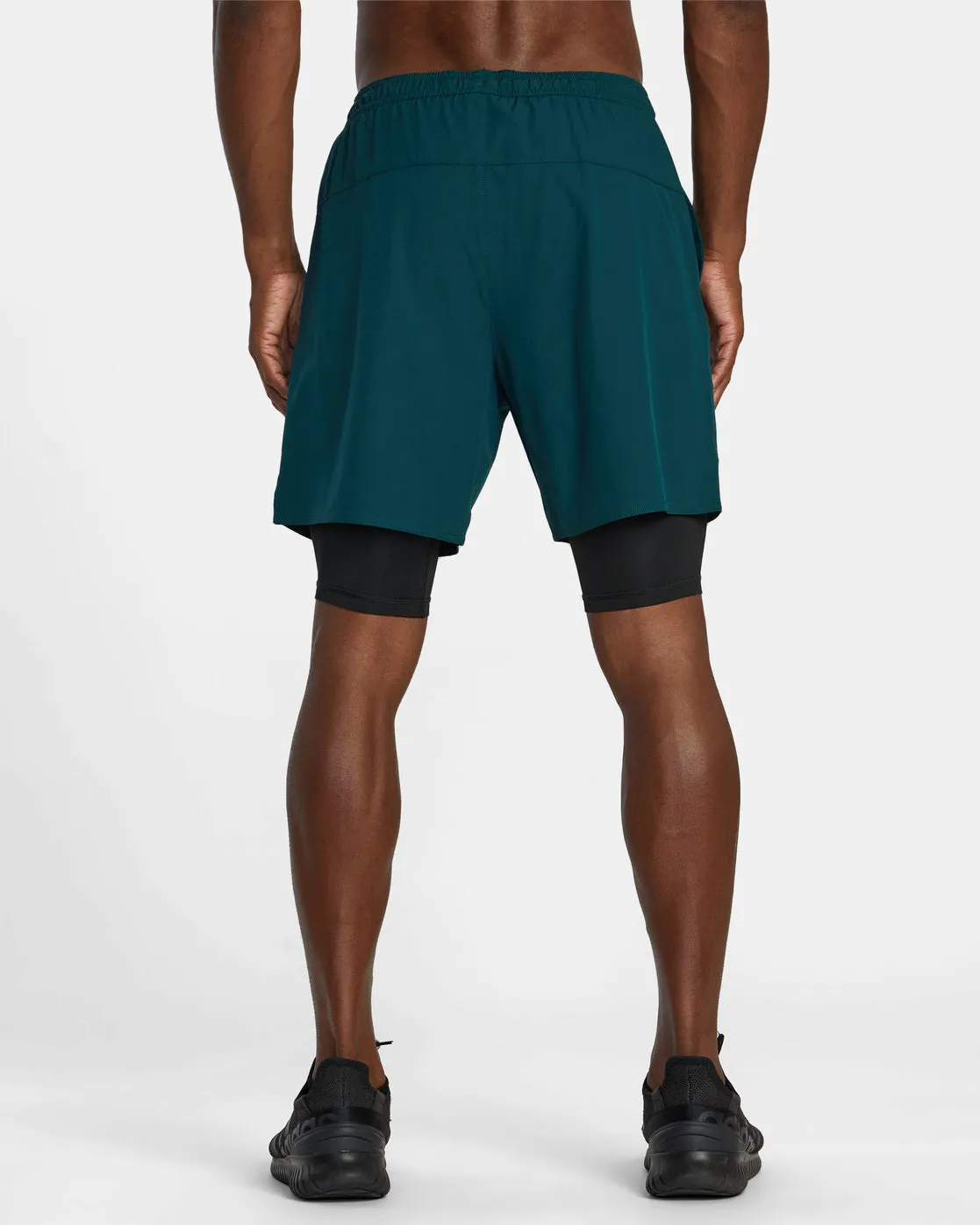 Yogger Train 2-In-1 17" Workout Shorts - Deep Sea